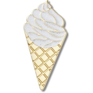 Gold Vanilla Waffle Cone
